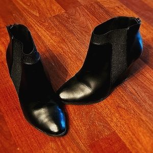 Used Apt 9 Black Booties with Heels